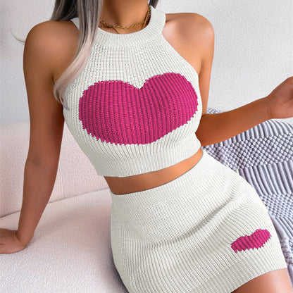 Cute Crop Top & Skirt Set - M2K Trends