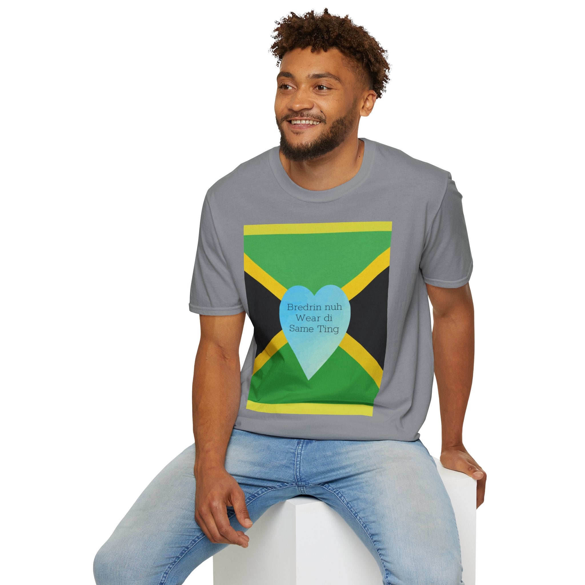 Bredrin nuh Wear di Same Ting Camiseta unisex de estilo suave