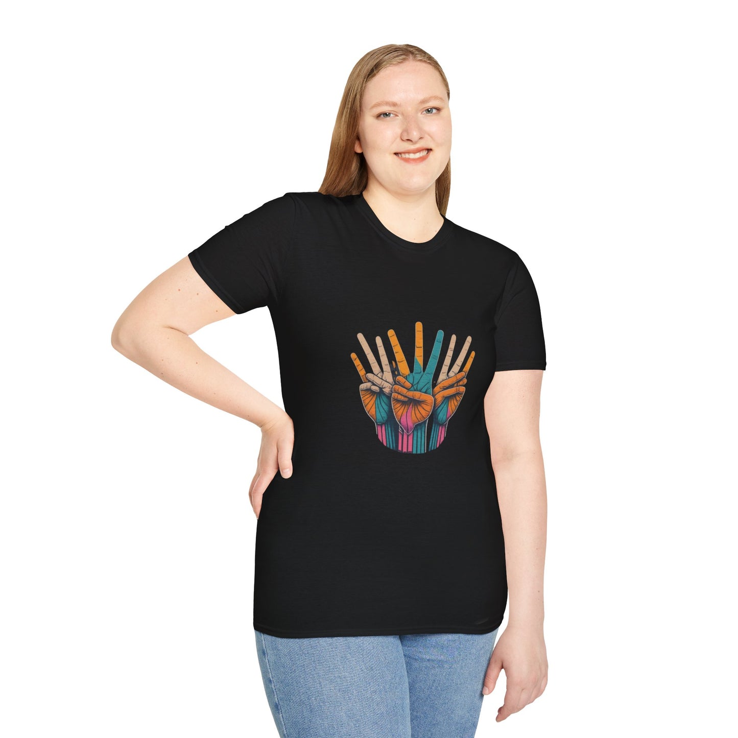 Finger Fun Unisex Softstyle T-Shirt