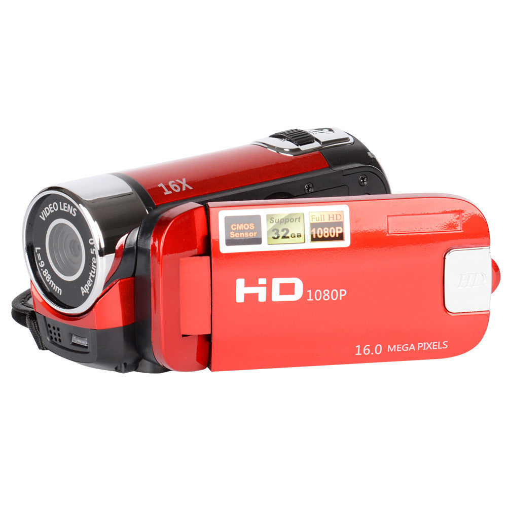 Vlog Camera 1080P Full HD 16 Million Pixel DV Camcorder Digital Video Camera Screen 16X Night Shoot Zoom Digital Zoom