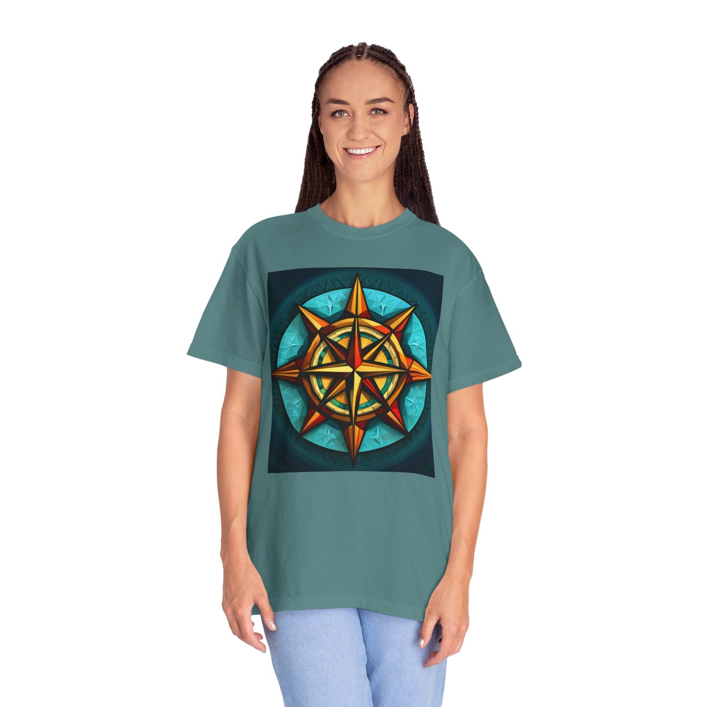 Calypso Compass Unisex Garment-Dyed T-shirt