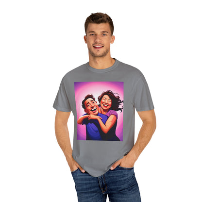 Camiseta unisex teñida en prenda