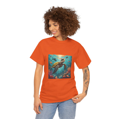 Camiseta con gráfico de tortuga Reef Rider