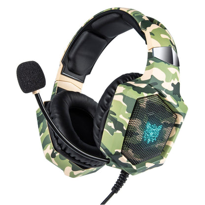 Auriculares de camuflaje K8.