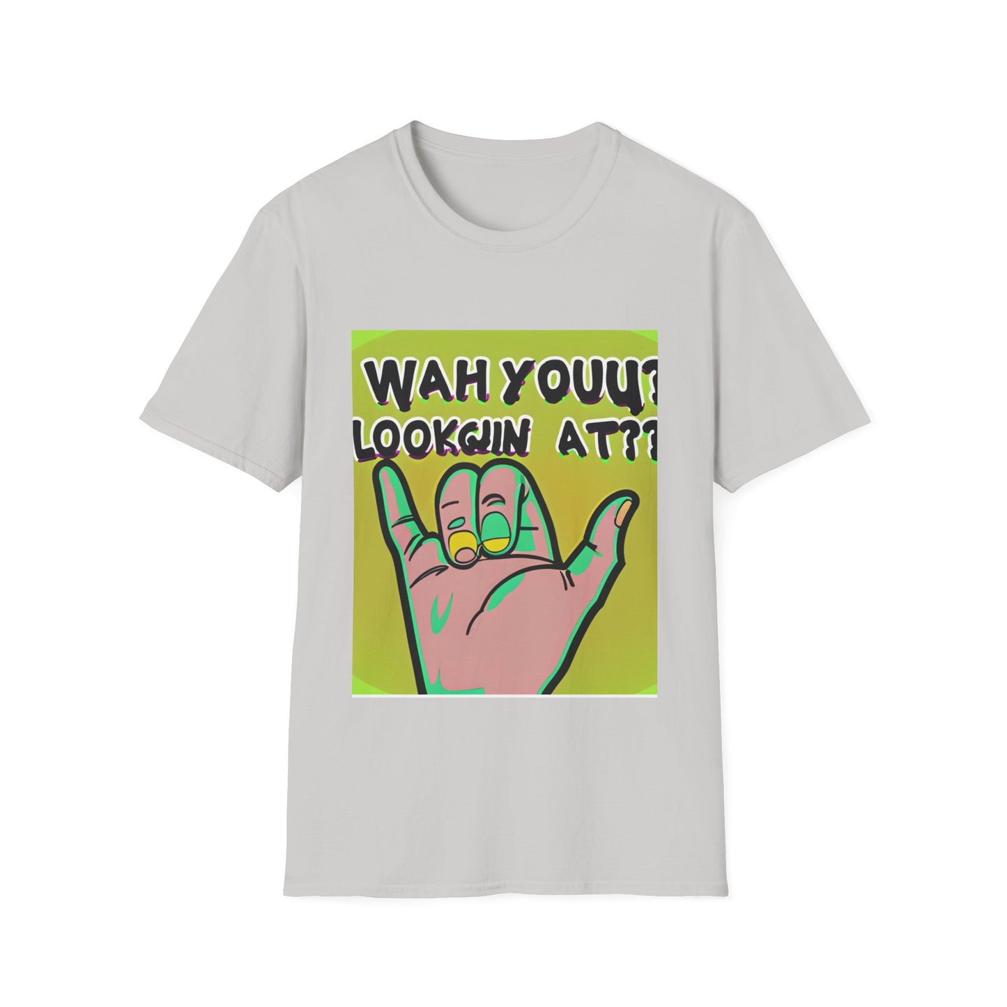 Wah Yuh mirando la camiseta unisex Softstyle