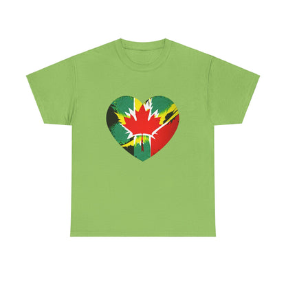 Jamaican-Canadian pride: Unisex Heavy Cotton Tee