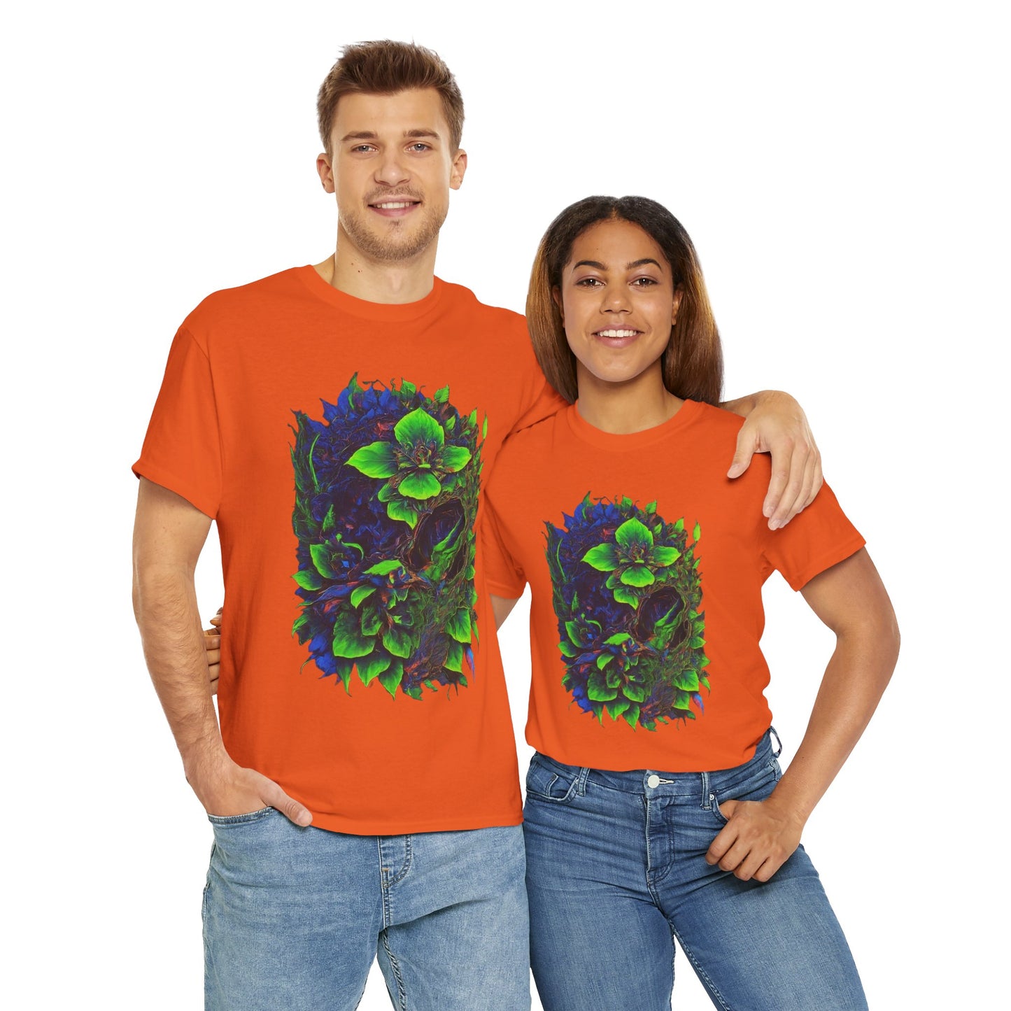 ramo de flores Camiseta unisex de algodón pesado