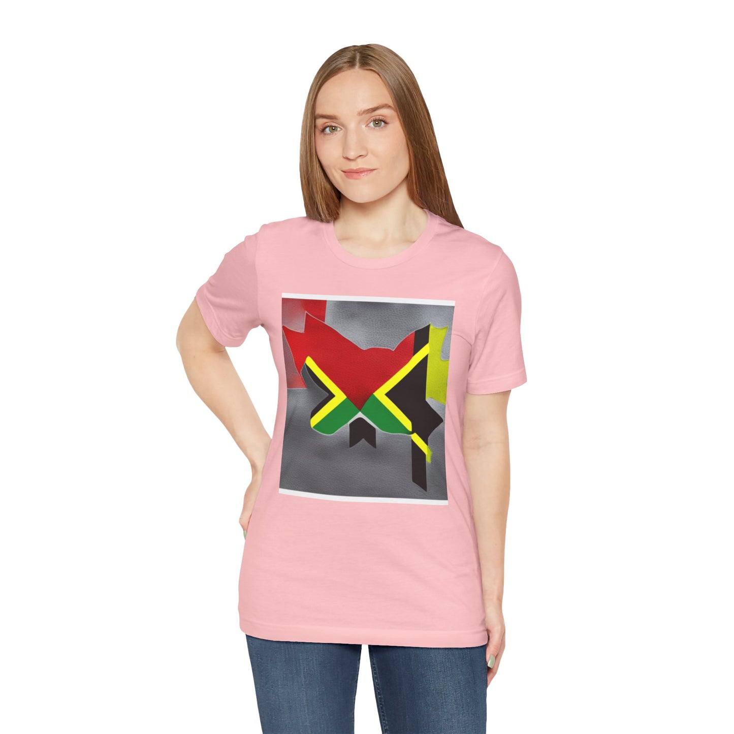 Camiseta de manga corta unisex Jersey para jamaicanos-canadienses