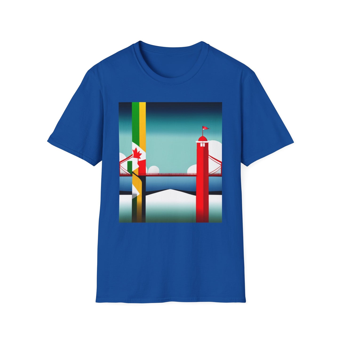 Jamaica Canada Split Flag T-Shirt | Dual Heritage Tee