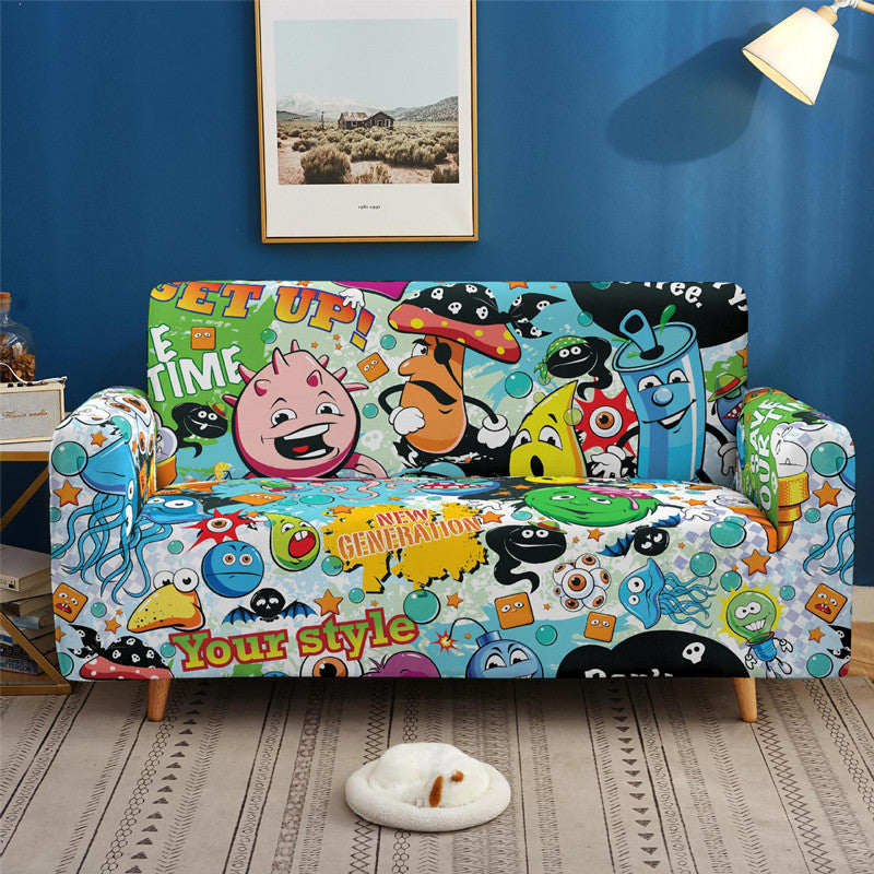 Elastic sofa cover cushion