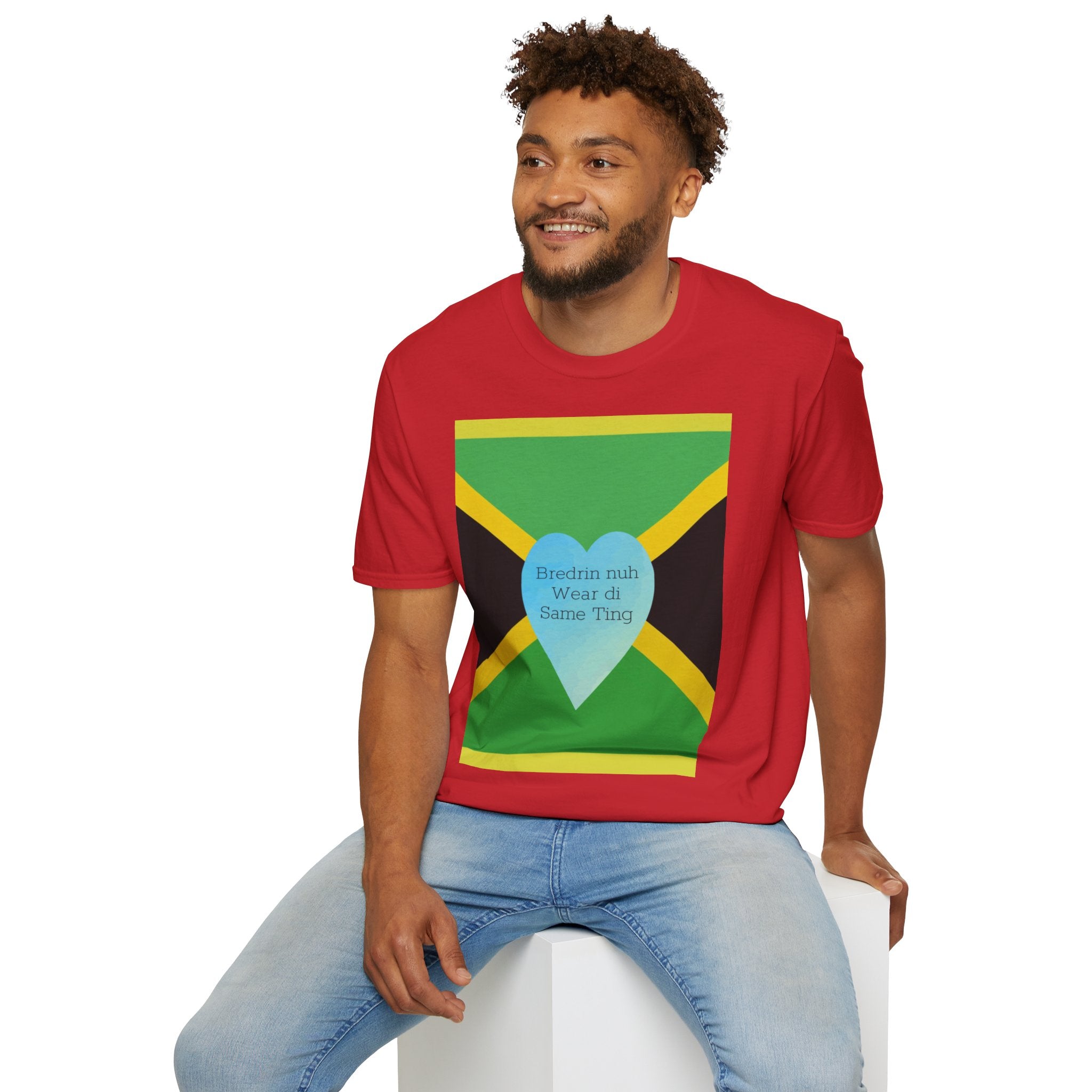Bredrin nuh Wear di Same Ting Camiseta unisex de estilo suave