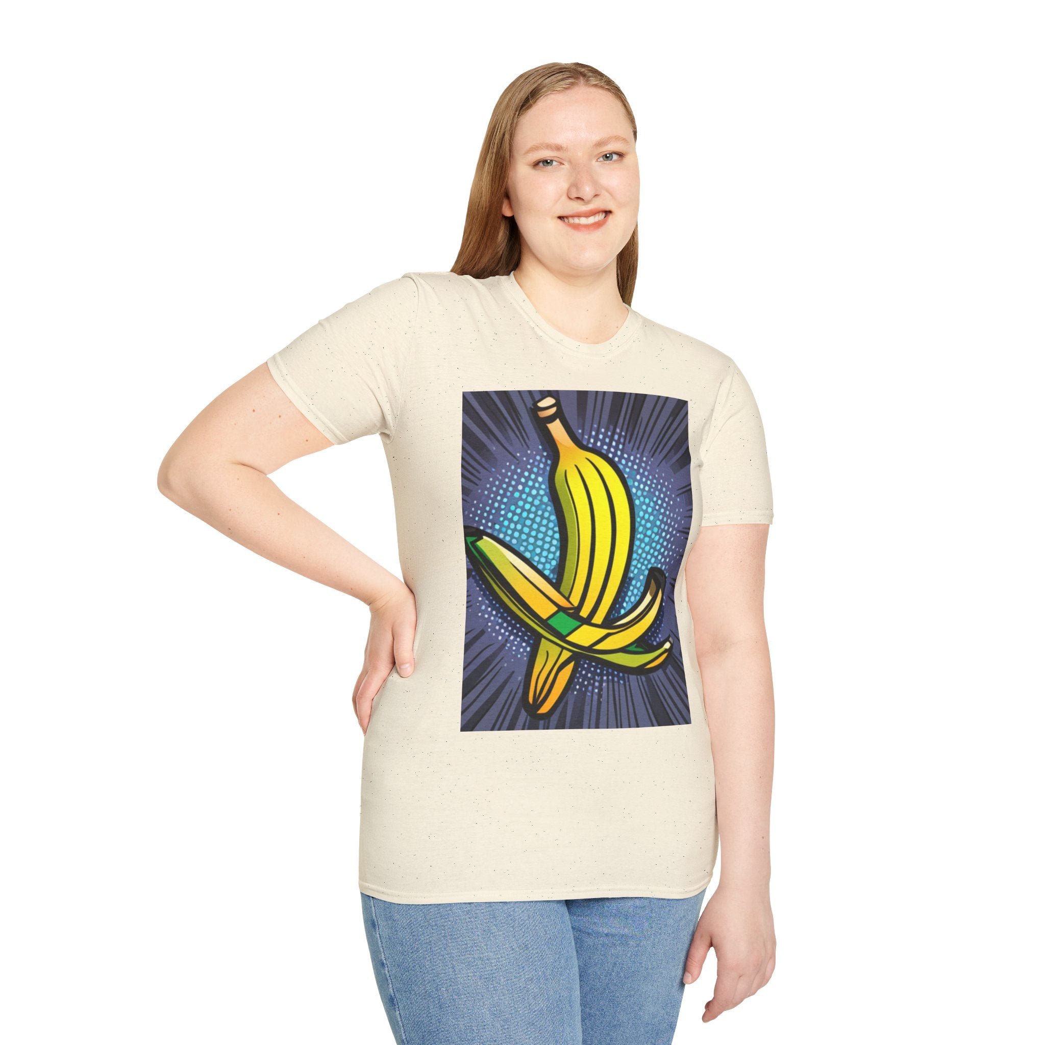 Camiseta unisex Softstyle de piel de plátano