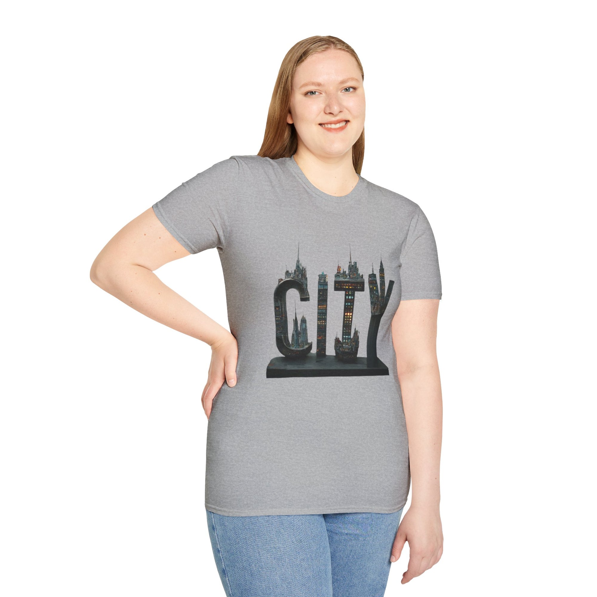 Camiseta unisex Softstyle city