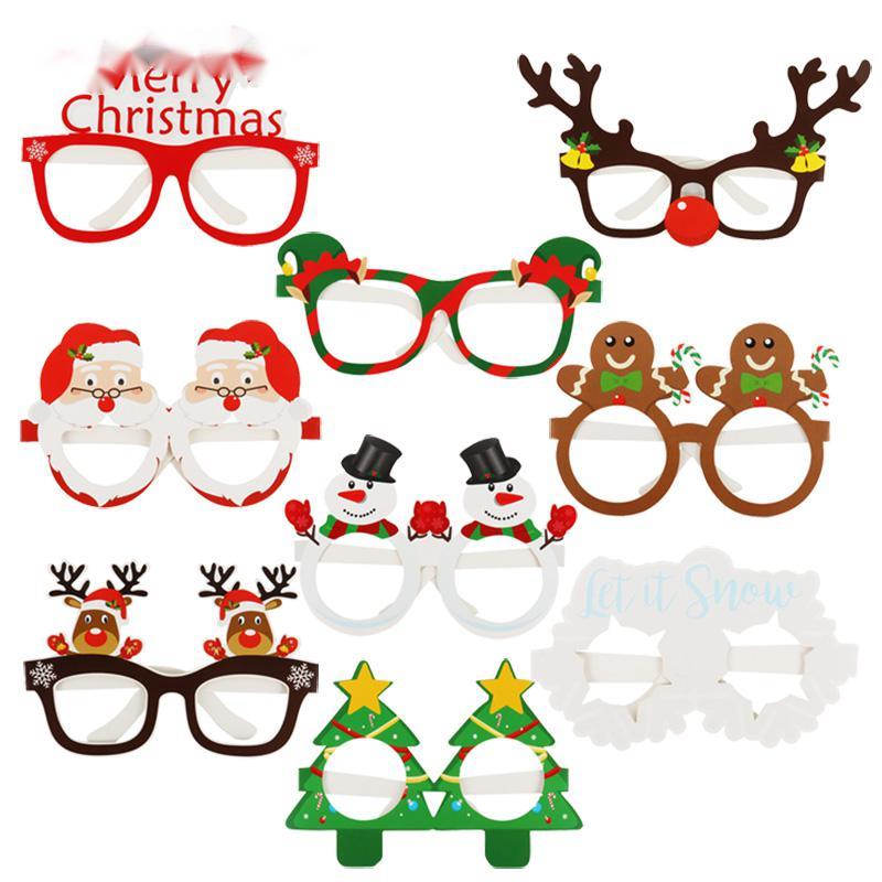 Christmas paper 3D glasses