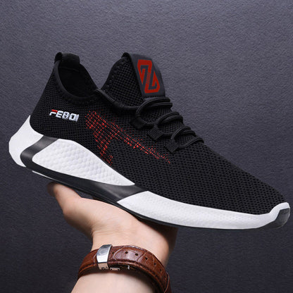 Men's shoes autumn and winter plus velvet casual shoes men's trend sports shoes