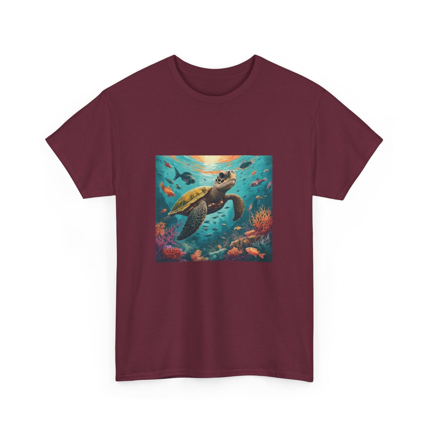 Camiseta con gráfico de tortuga Reef Rider