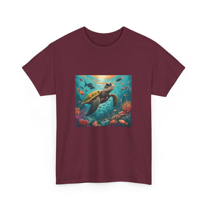 Camiseta con gráfico de tortuga Reef Rider