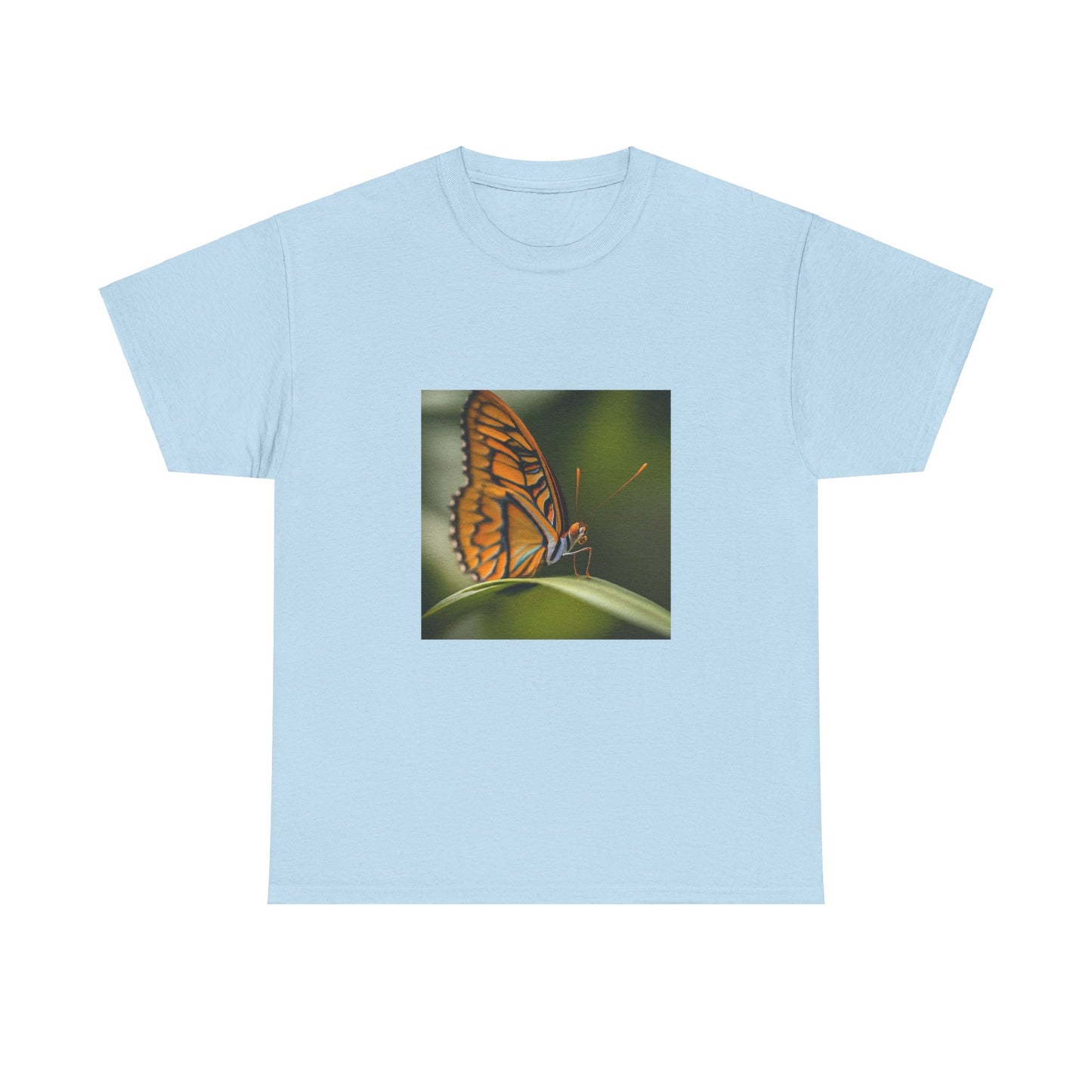 butter fly print Unisex Heavy Cotton Tee