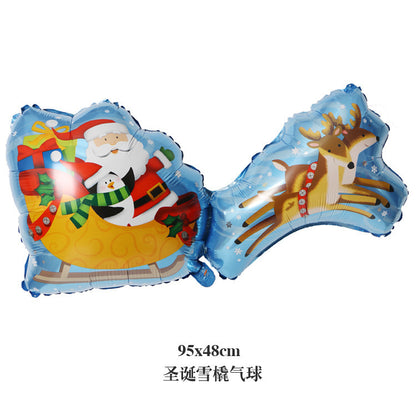 Christmas decoration aluminum film balloon