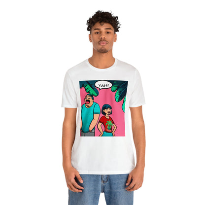 Camiseta de manga corta de punto unisex: casual chic para todos los días