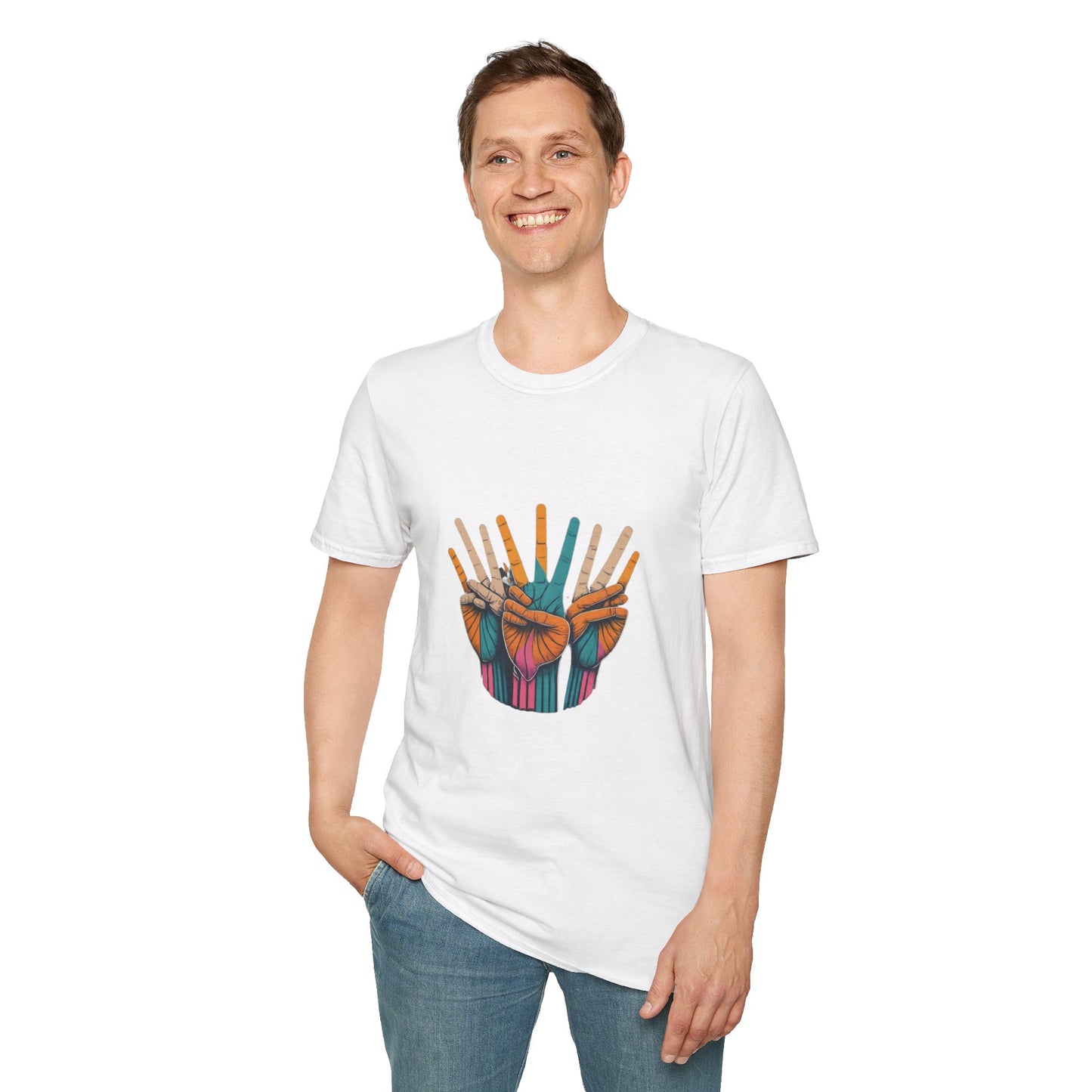 Finger Fun Unisex Softstyle T-Shirt