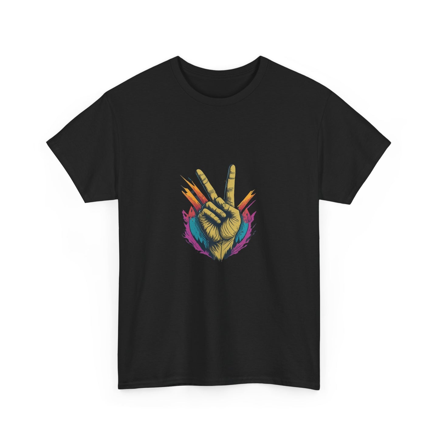 two fingers Unisex Heavy Cotton Tee