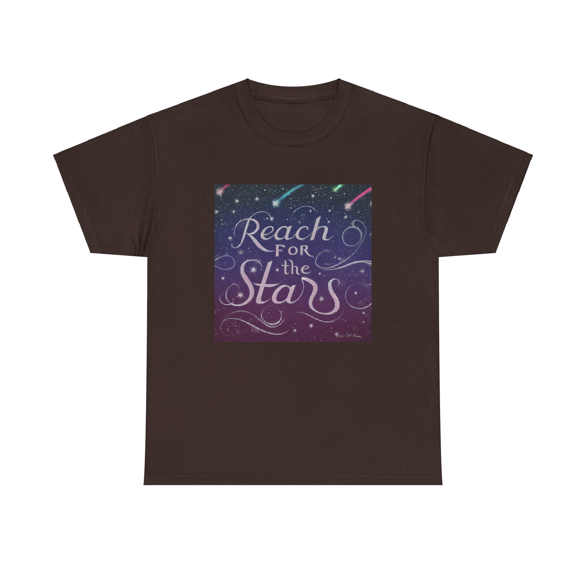 Camiseta unisex de algodón pesado para alcanzar la estrella
