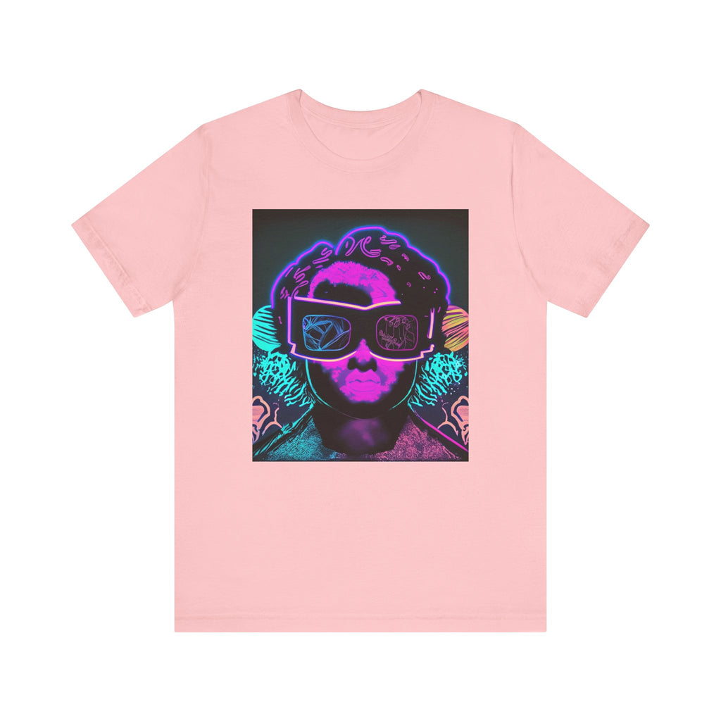 Camiseta de manga corta de jersey unisex que brilla en la oscuridad