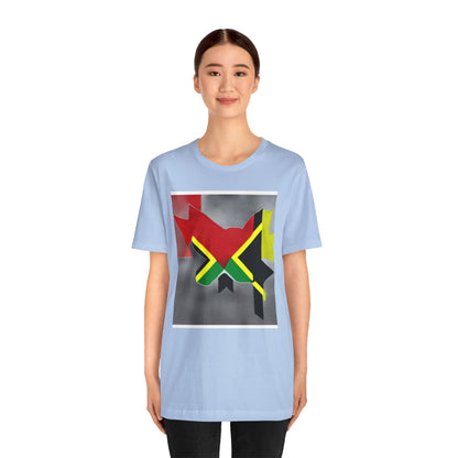 Camiseta de manga corta unisex Jersey para jamaicanos-canadienses