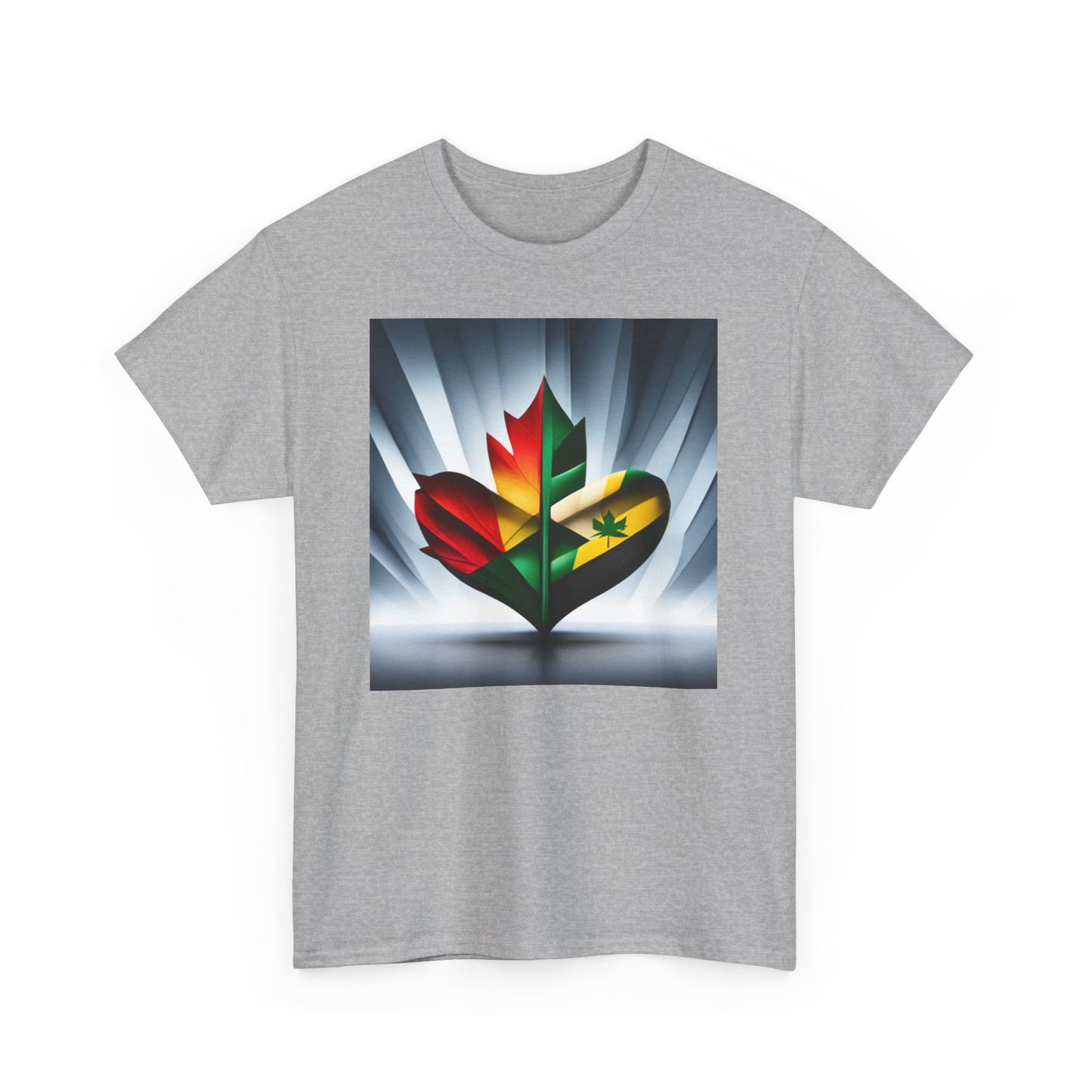 ¡Representa tu herencia con comodidad! 🇯🇲 Camiseta unisex de algodón pesado