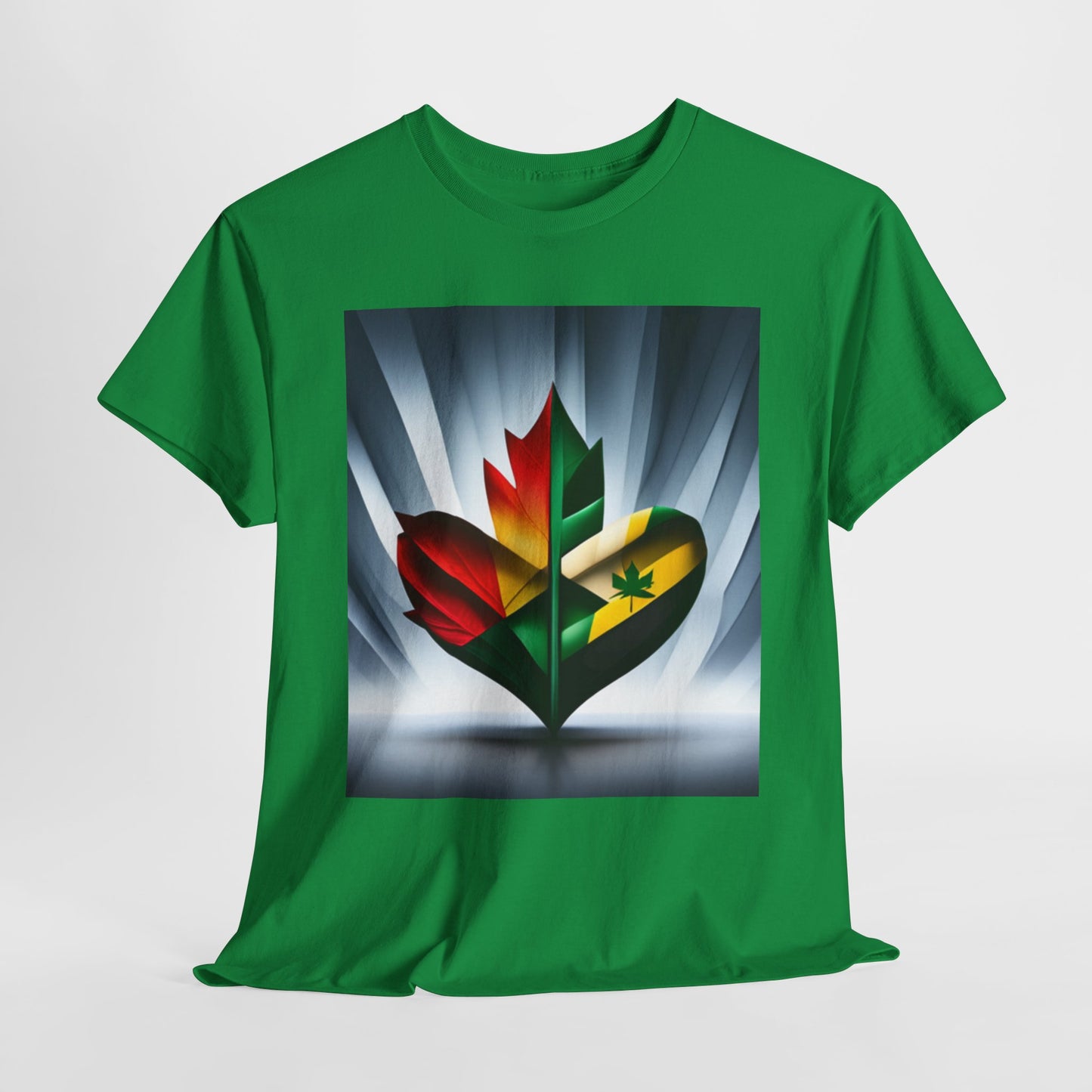 ¡Representa tu herencia con comodidad! 🇯🇲 Camiseta unisex de algodón pesado