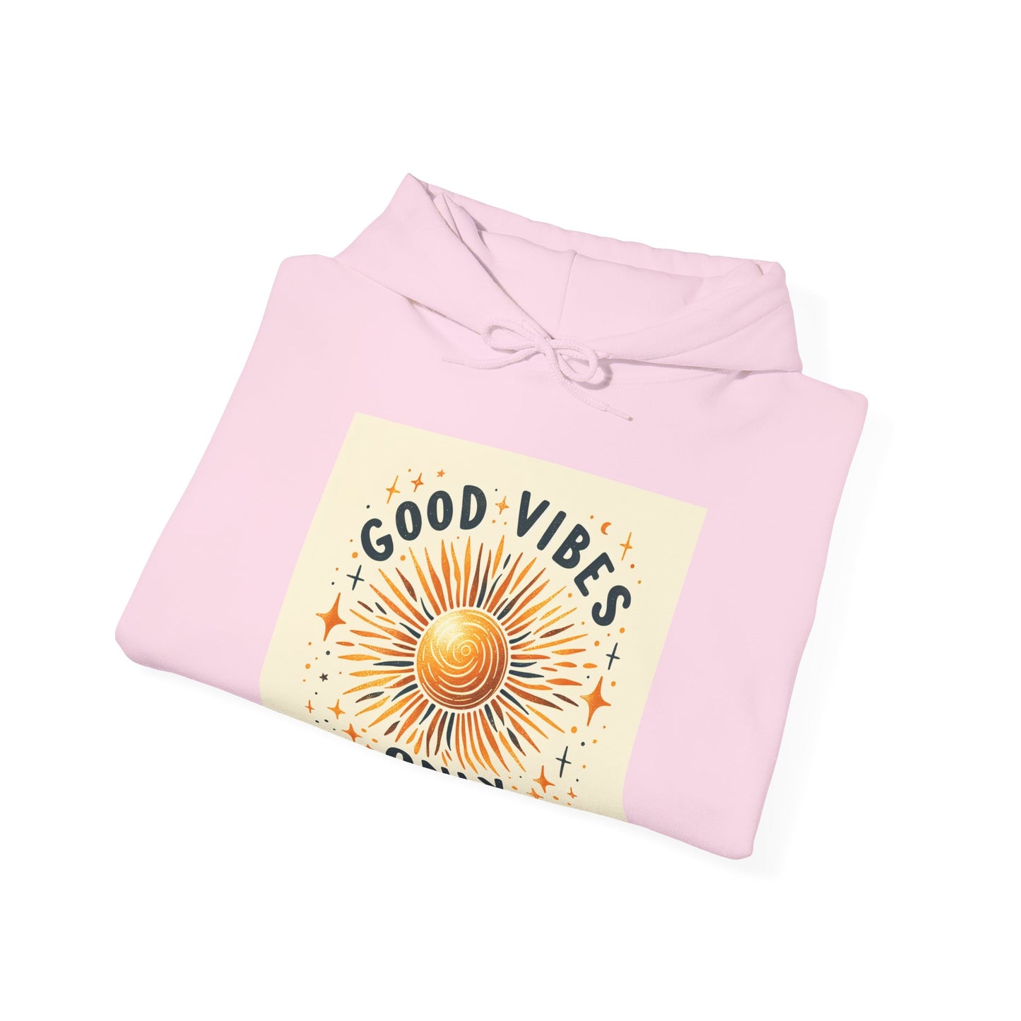 Sun Graphic Good Vibes Hoodie