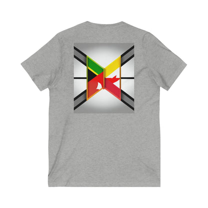 Bridging the Gap: Jamaican in Canada V-Neck Tee