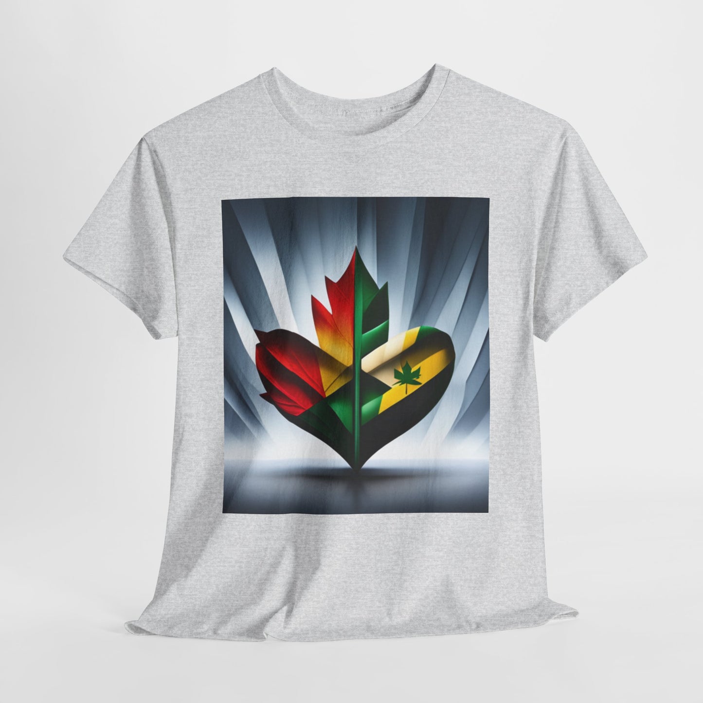 ¡Representa tu herencia con comodidad! 🇯🇲 Camiseta unisex de algodón pesado