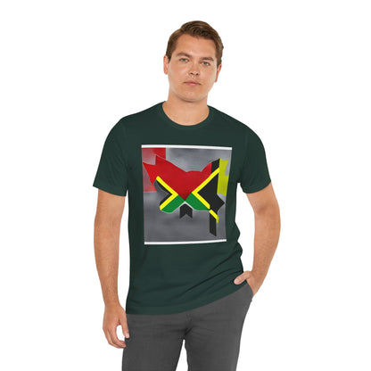 Camiseta de manga corta unisex Jersey para jamaicanos-canadienses