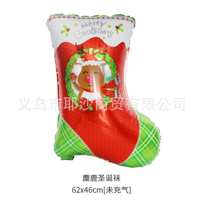 Christmas decoration aluminum film balloon