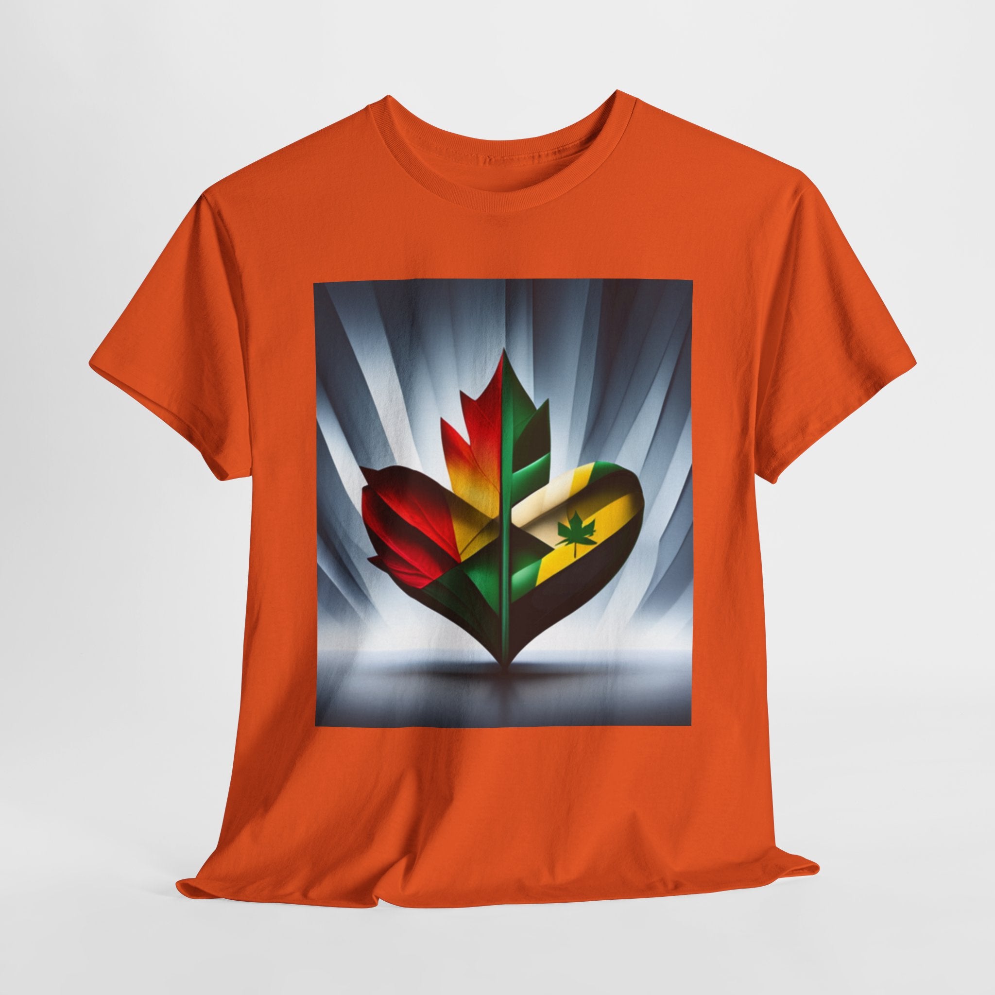 ¡Representa tu herencia con comodidad! 🇯🇲 Camiseta unisex de algodón pesado