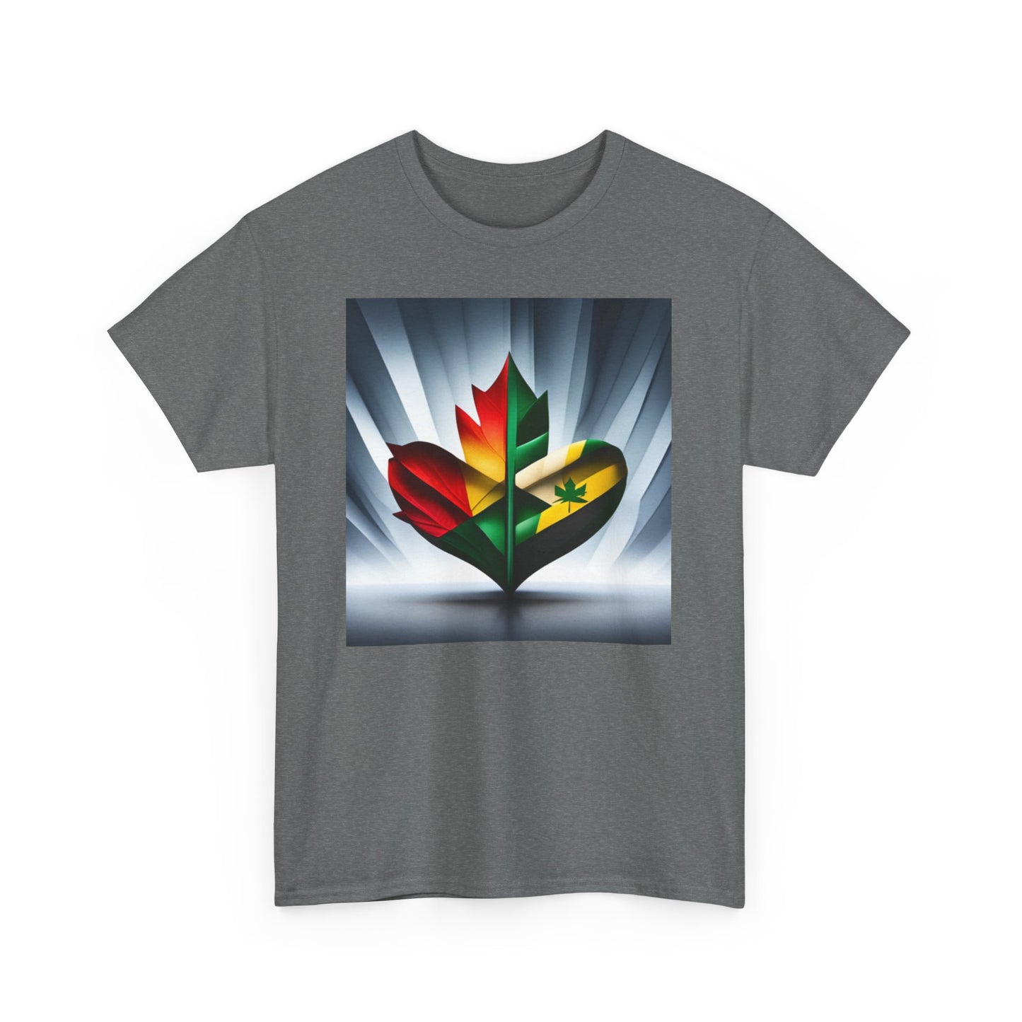 ¡Representa tu herencia con comodidad! 🇯🇲 Camiseta unisex de algodón pesado