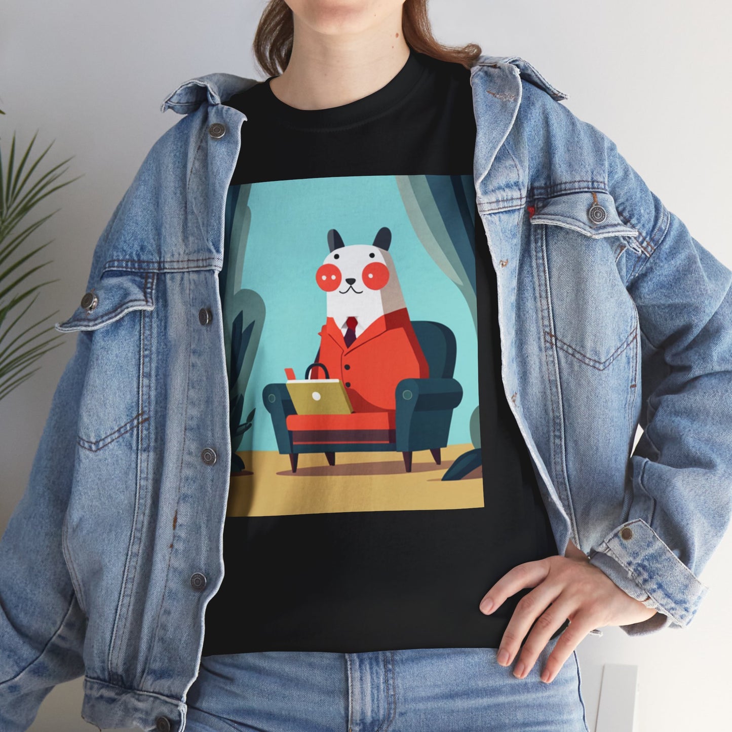 Camiseta unisex de algodón pesado