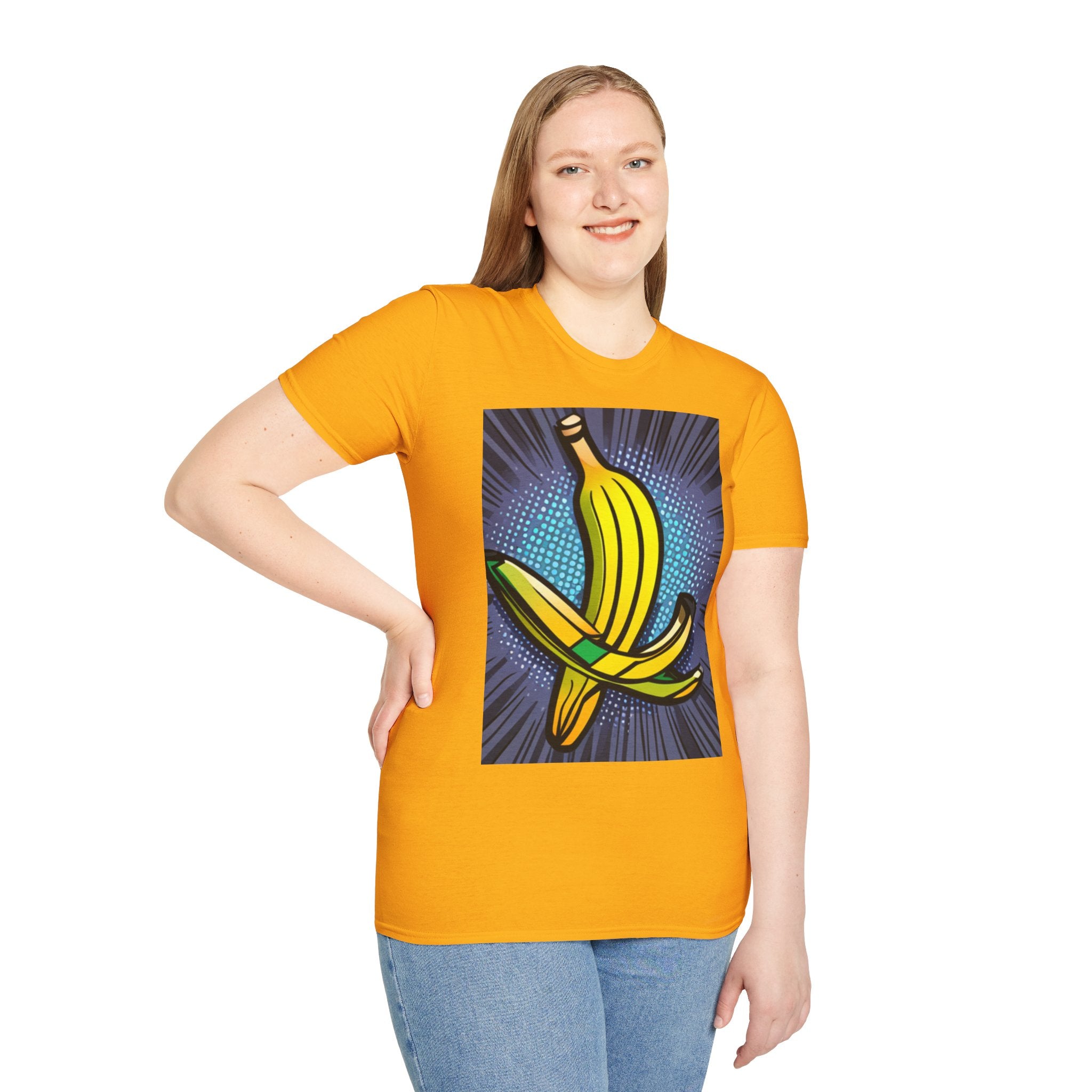 Camiseta unisex Softstyle de piel de plátano