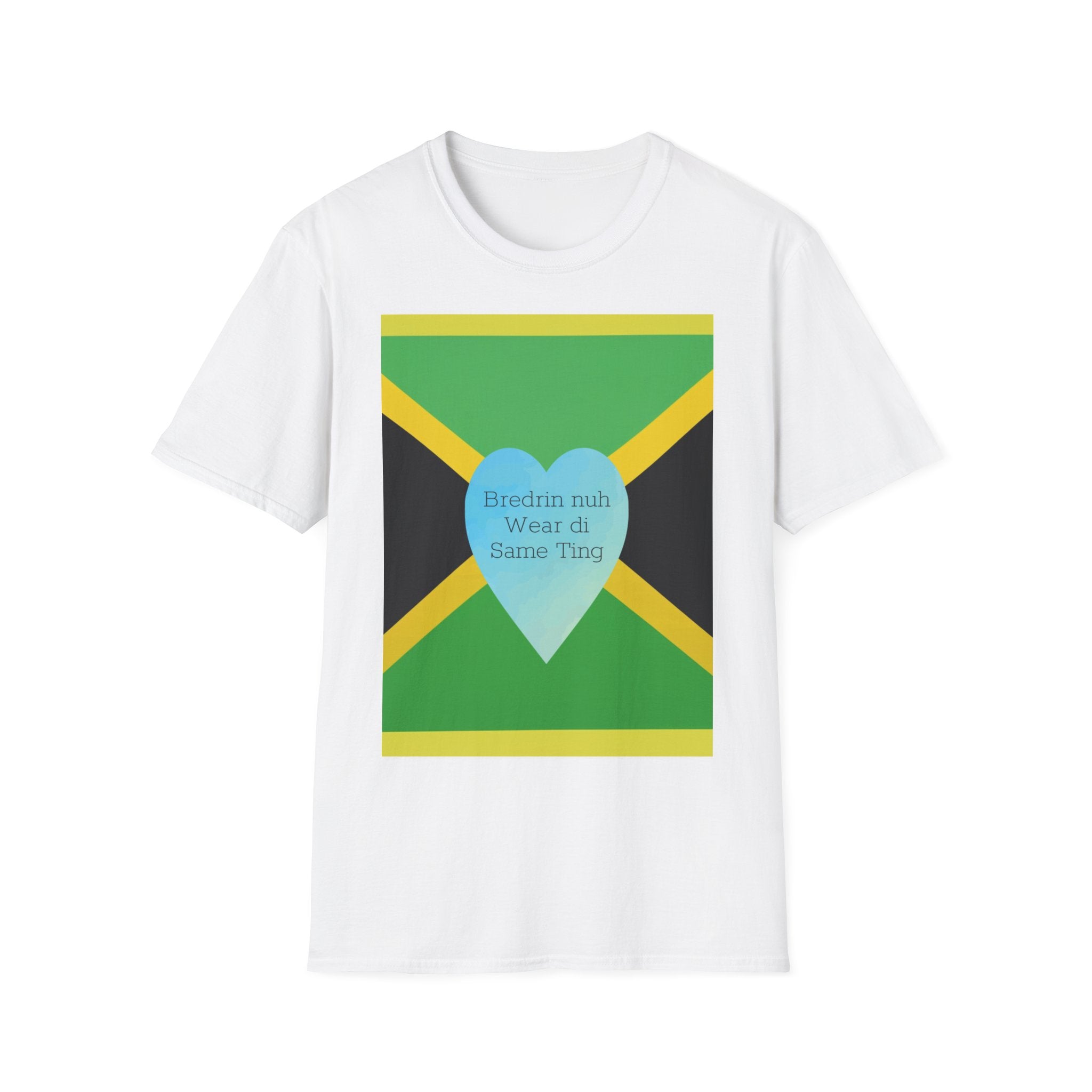 Bredrin nuh Wear di Same Ting Camiseta unisex de estilo suave