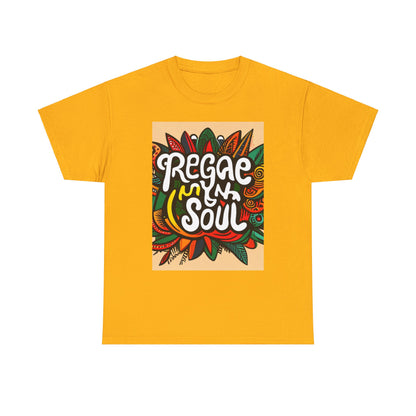 Reggae inna Yuh Soul Unisex Heavy Cotton Tee