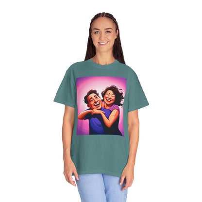 Camiseta unisex teñida en prenda