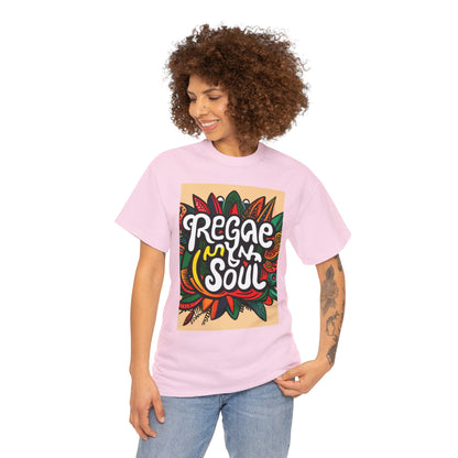 Reggae inna Yuh Soul Unisex Heavy Cotton Tee