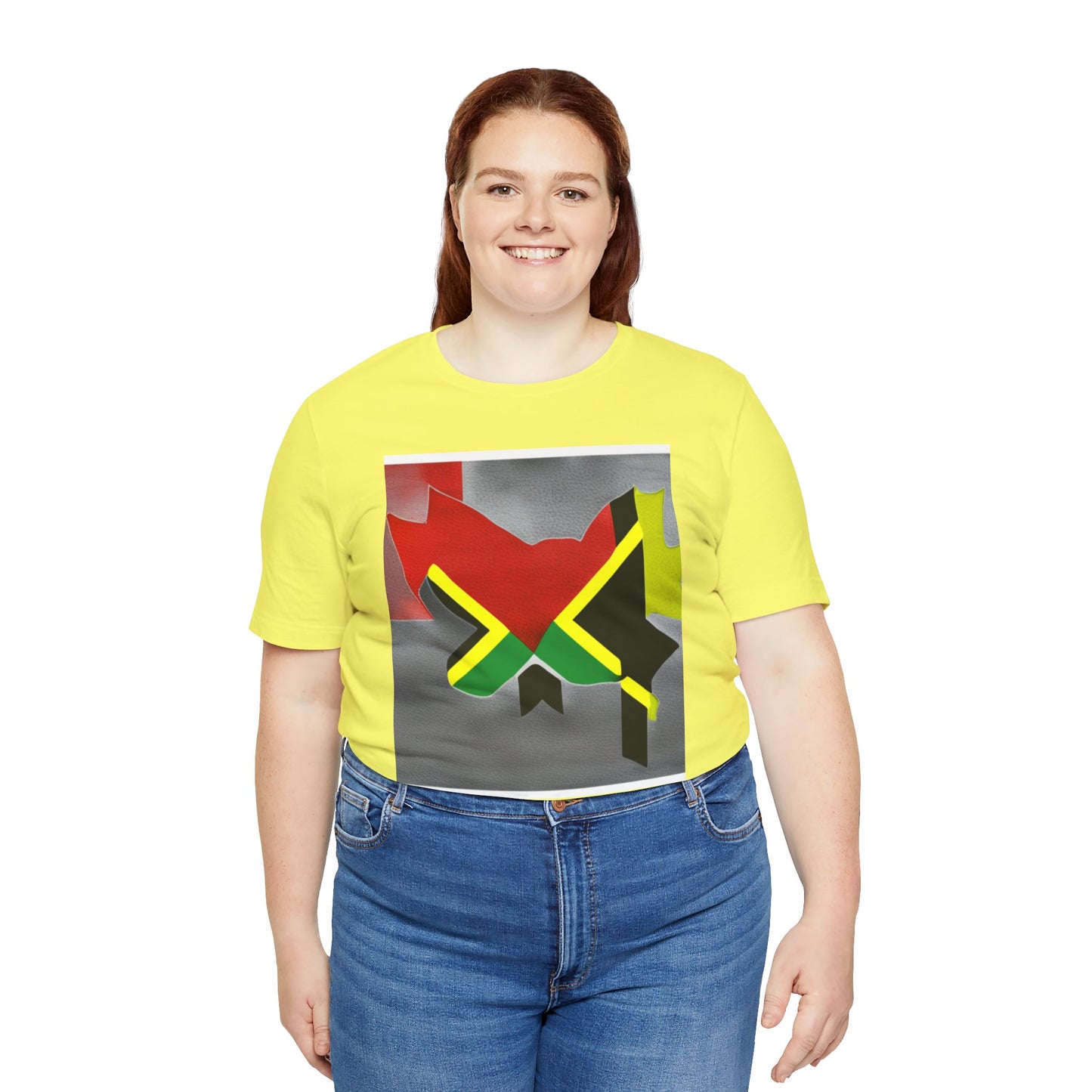 Camiseta de manga corta unisex Jersey para jamaicanos-canadienses