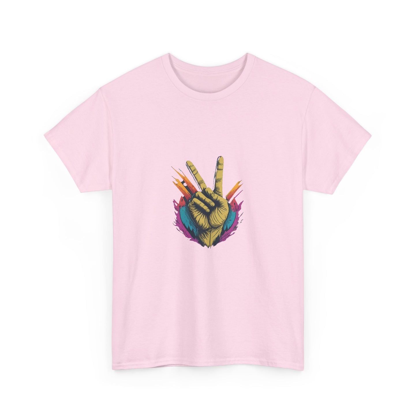 two fingers Unisex Heavy Cotton Tee