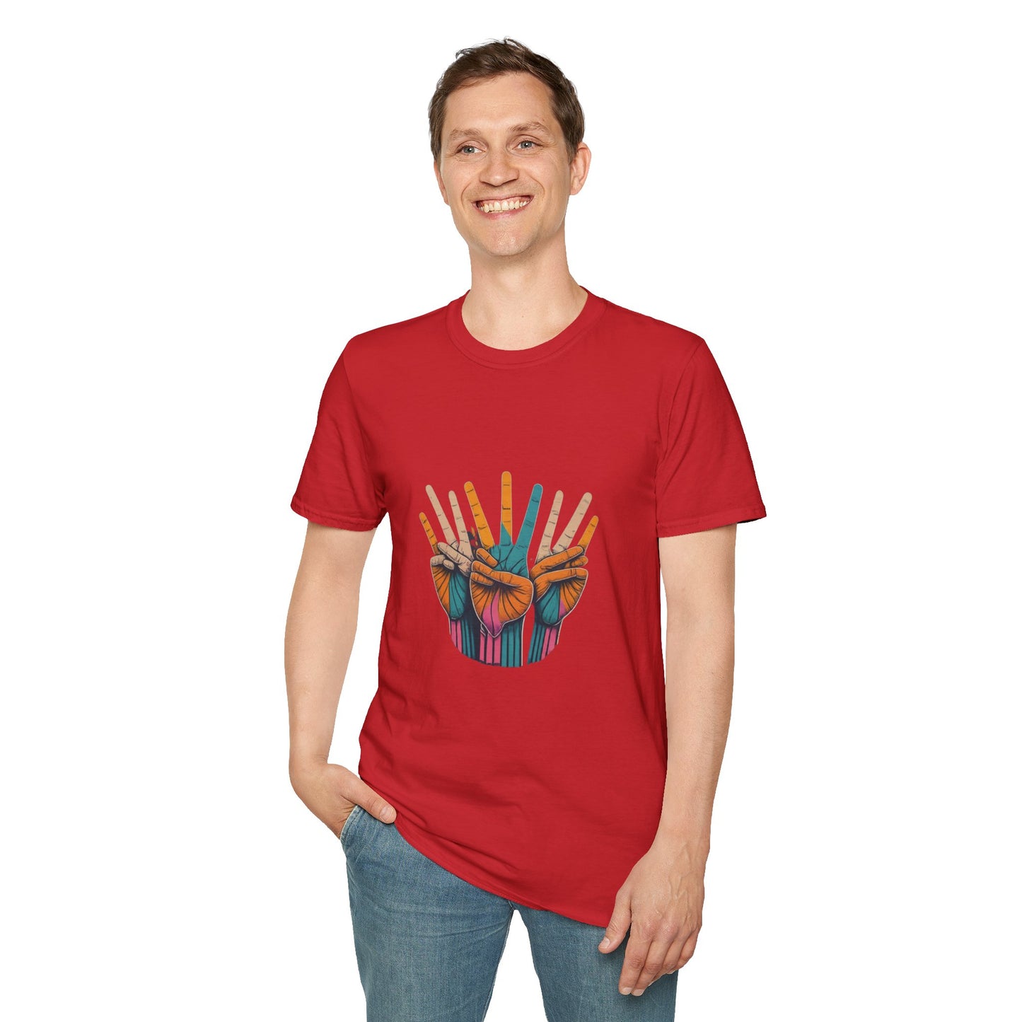 Finger Fun Unisex Softstyle T-Shirt