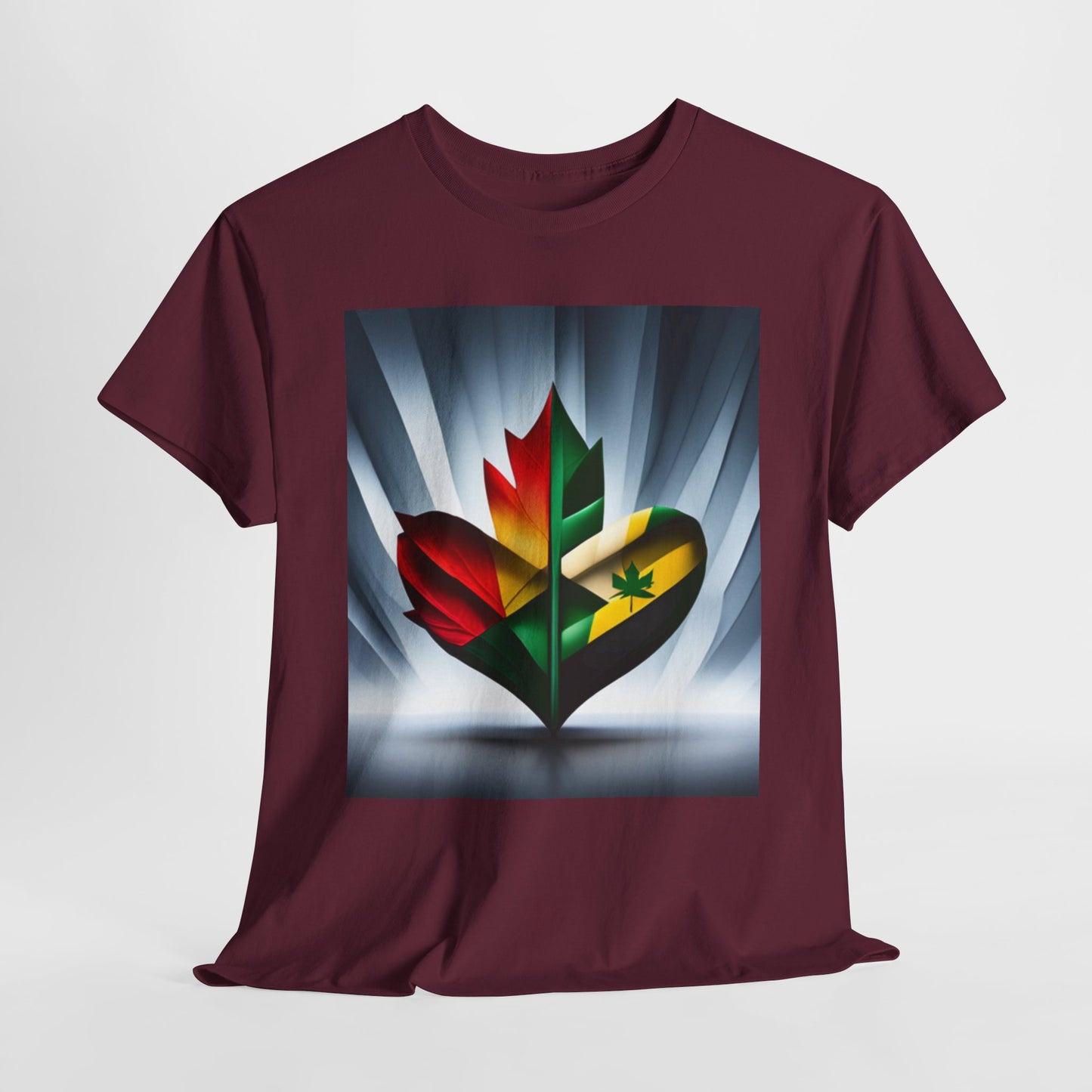 ¡Representa tu herencia con comodidad! 🇯🇲 Camiseta unisex de algodón pesado