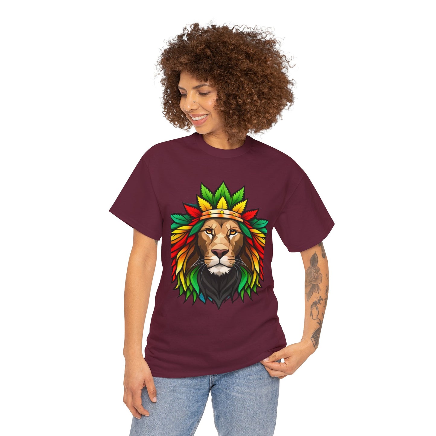 Camiseta Reggae Unisex de algodón pesado 