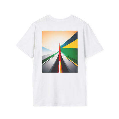 Jamaica Canada Split Flag T-Shirt | Dual Heritage Tee